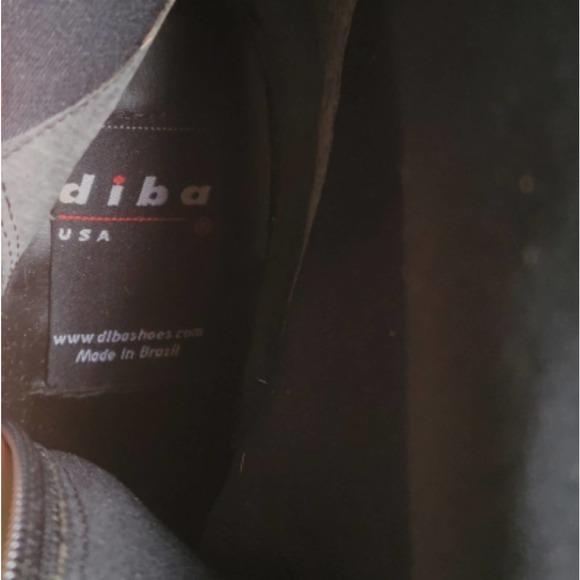 Diba Chunky Heel Leopard Print Real Fur Leather Y2K 90's Boots - Picture 4 of 8